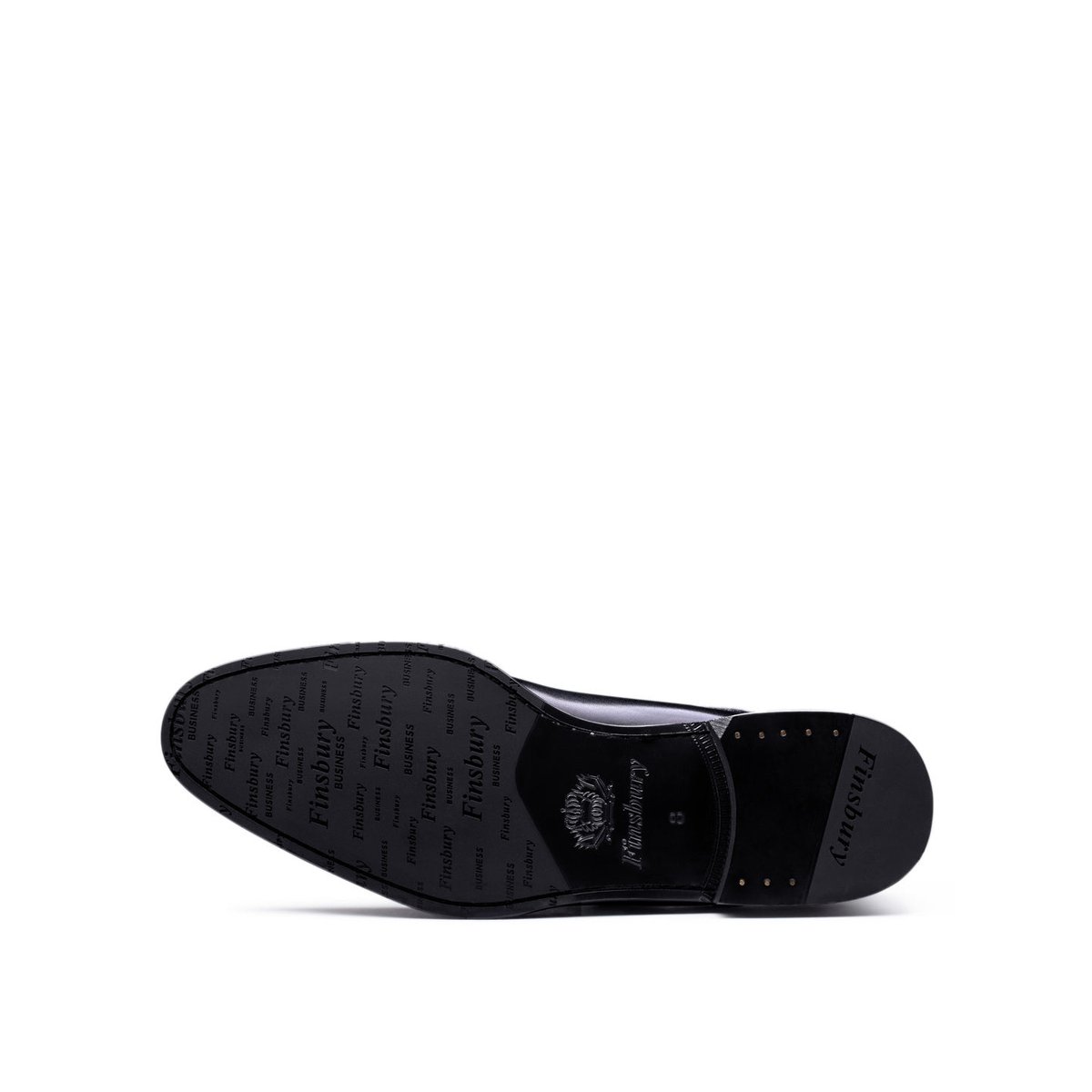 Richelieu cuir HEATHROW noir, FINSBURY