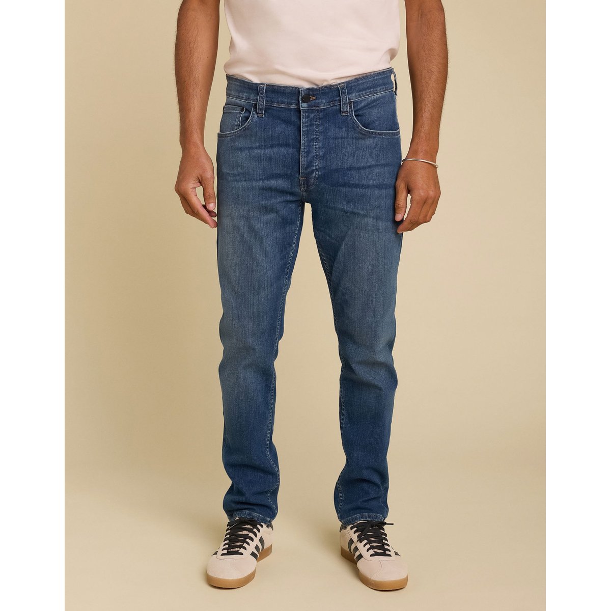 PANTALON REGULAR FADE bleu, PULLIN
