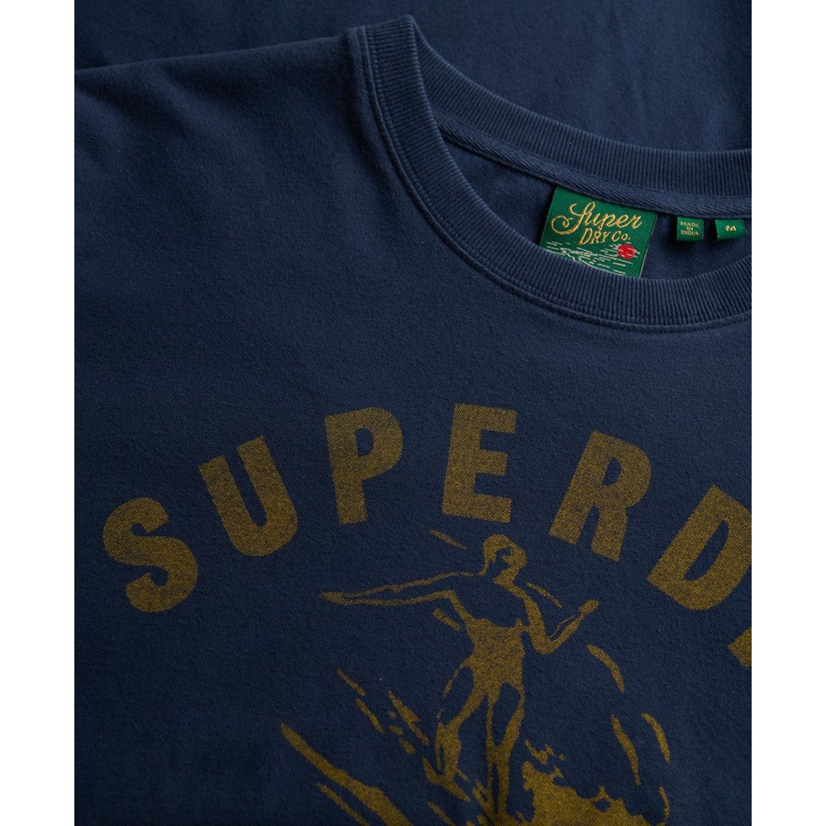 T-shirt décontracté Lo-Fi Outdoor bleu marine nautique, SUPERDRY