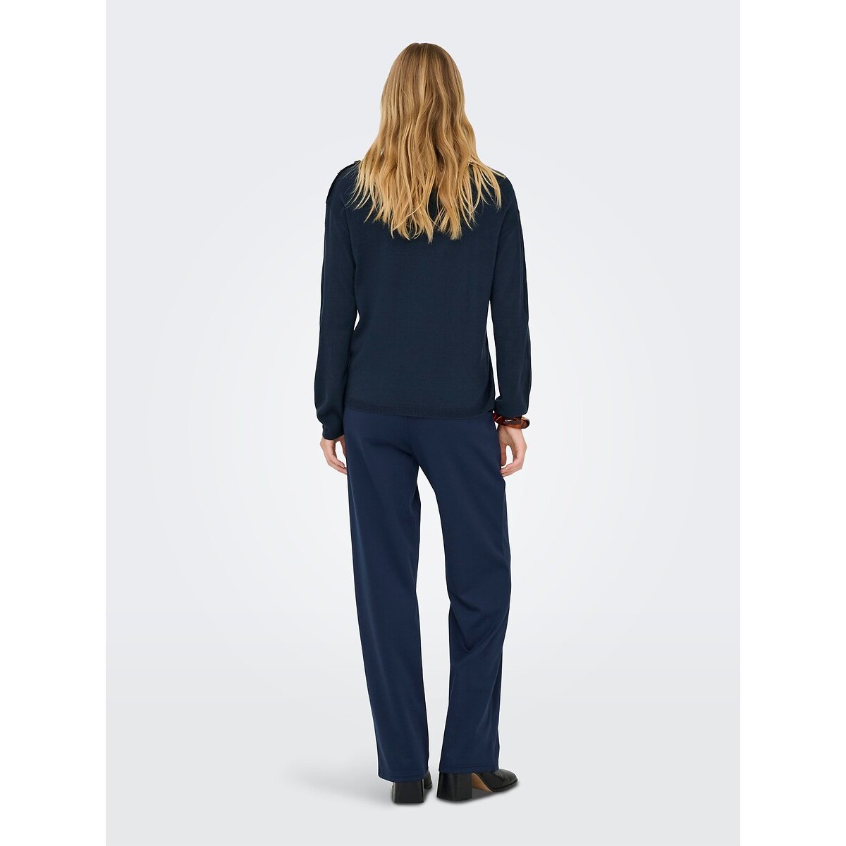 Maglione girocollo blu marino, JDY