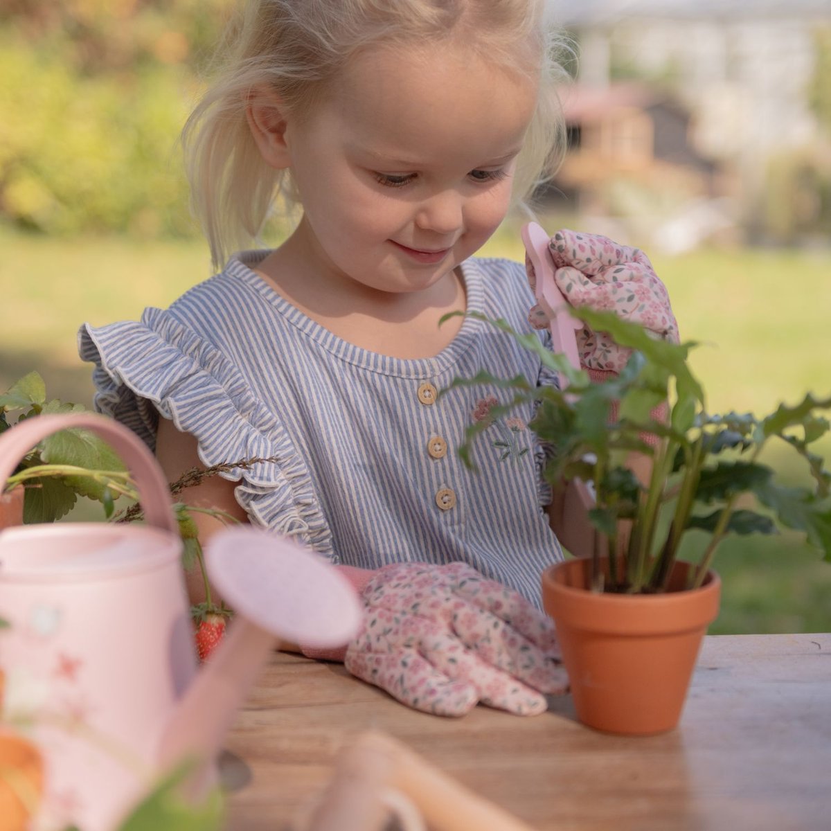 Coffret jardinage couleur unique, LITTLE DUTCH