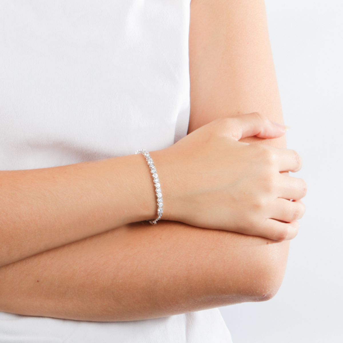 Bracelet en argent 925 TENNIS argent, BLUESPIRIT