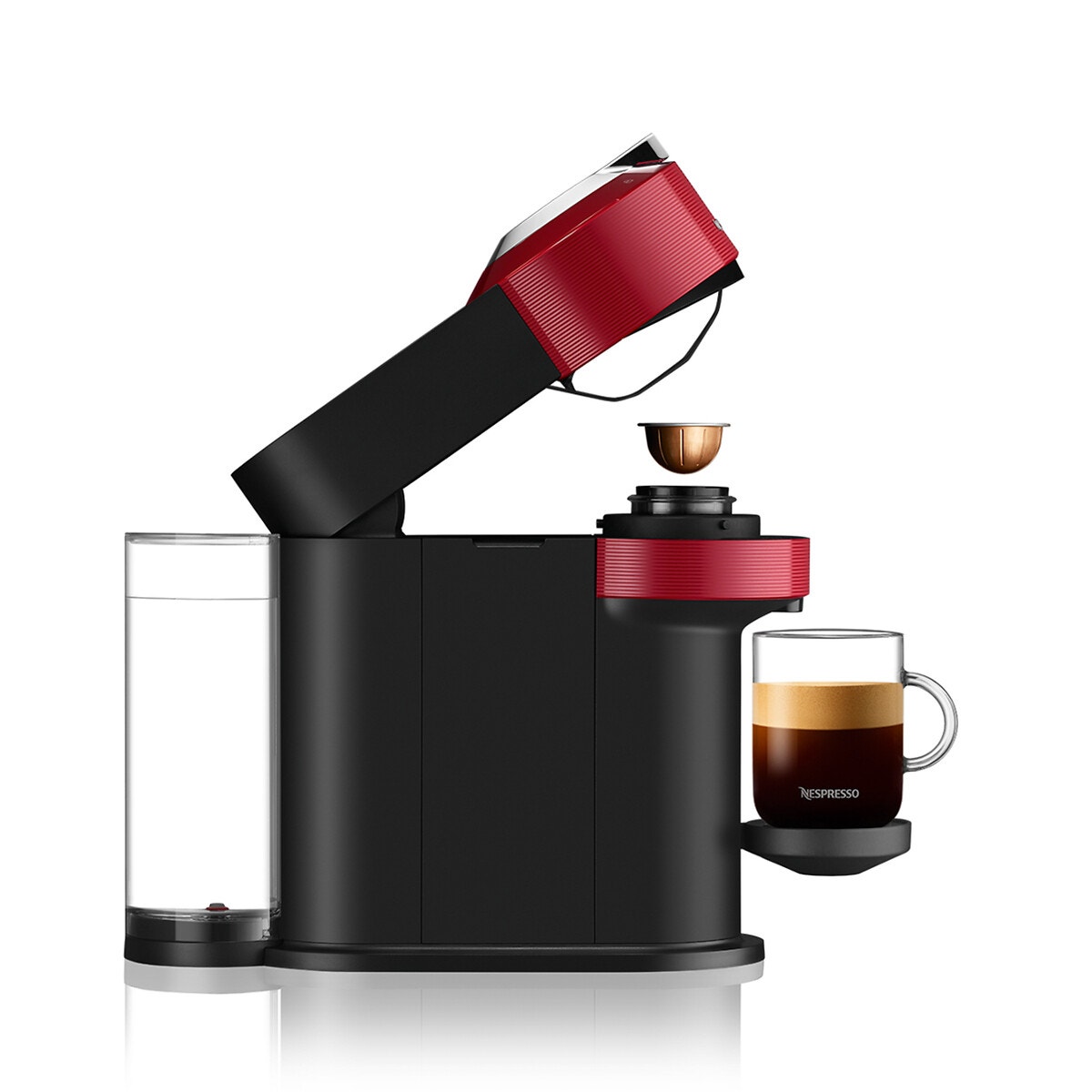 Machine à café Nespresso Vertuo Next YY4296FD rouge/noir, KRUPS