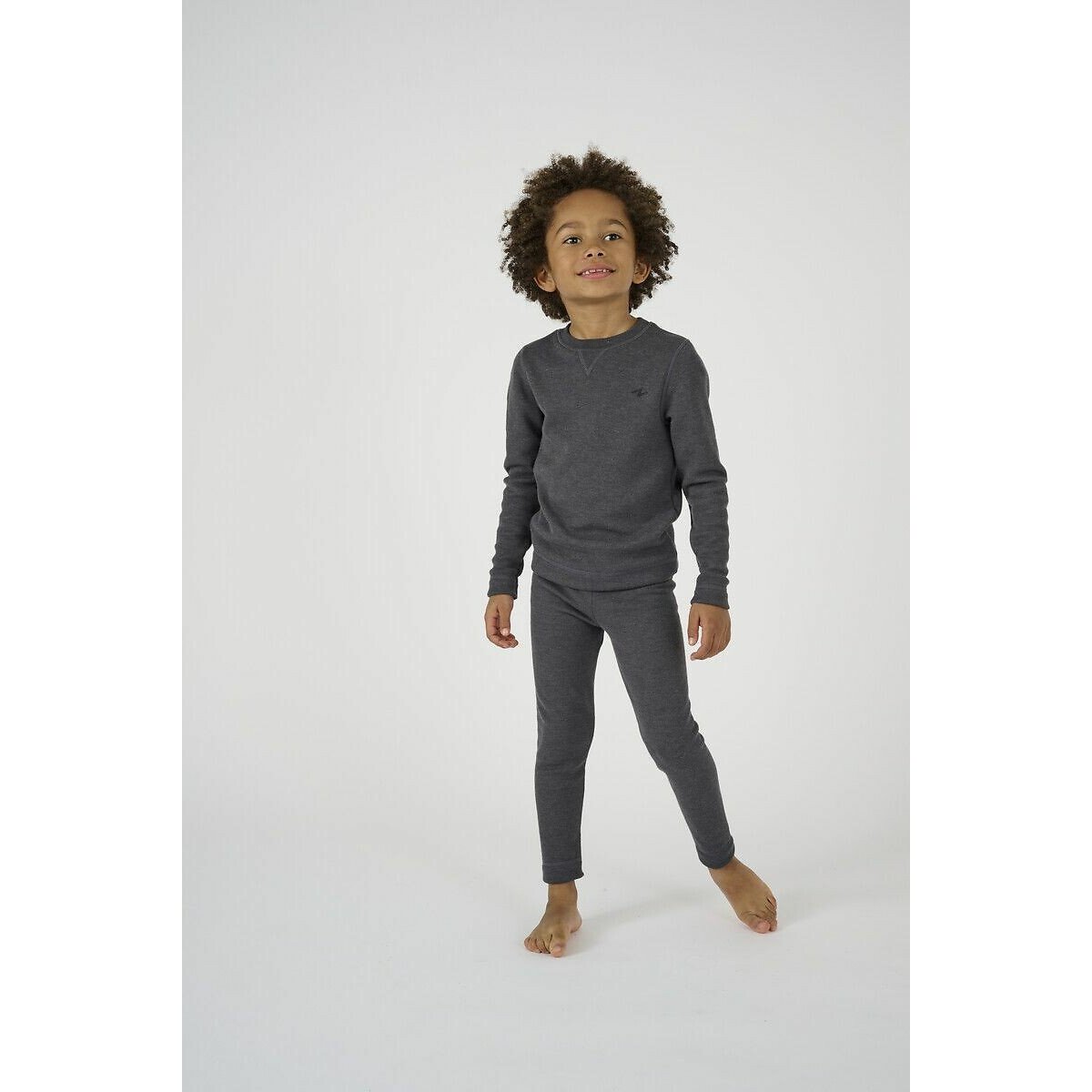 Thermolactyl Grade 5 T-Shirt with Long Sleeves charcoal grey, DAMART