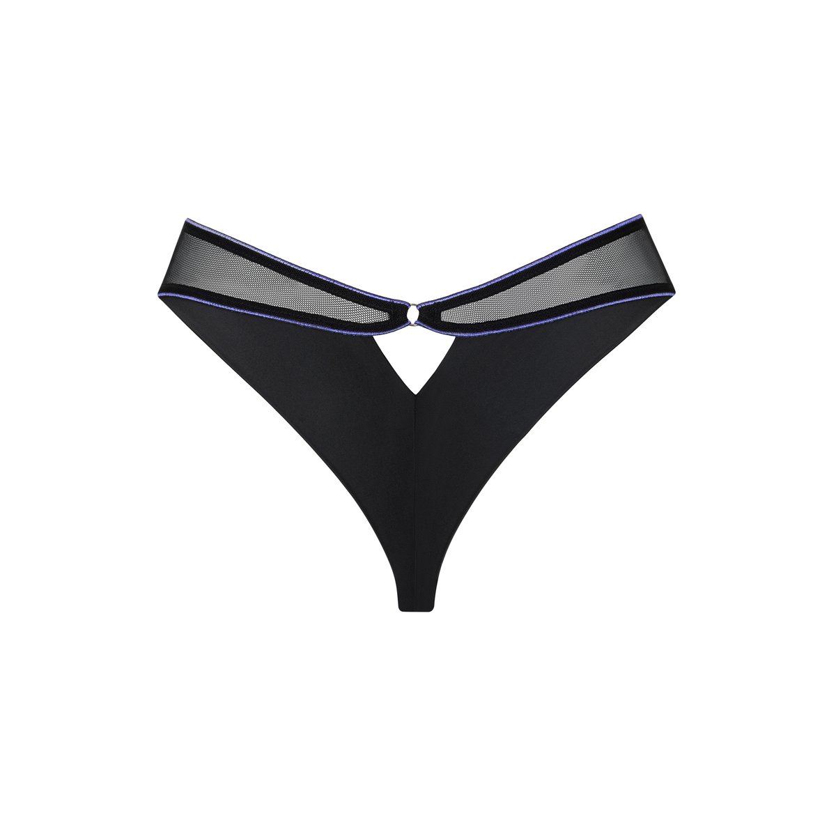 Brésilien string échancré Amaze noir, LISCA