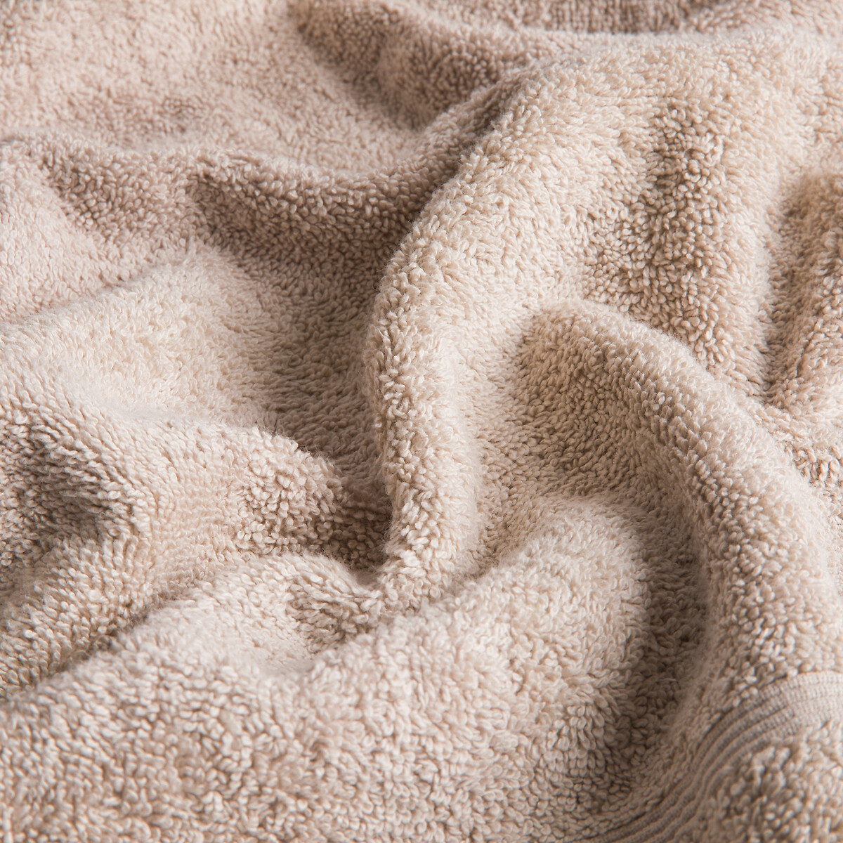 Drap de bain éponge bouclette 600 g/m2, Zavara beige naturel, LA REDOUTE INTERIEURS
