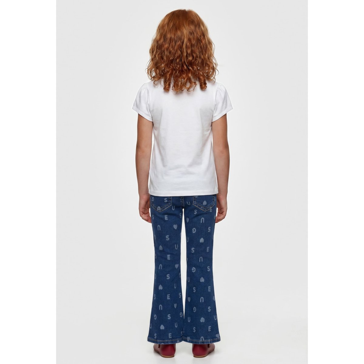T-Shirt Avec Logo Imprimé blanc, GUESS KIDS