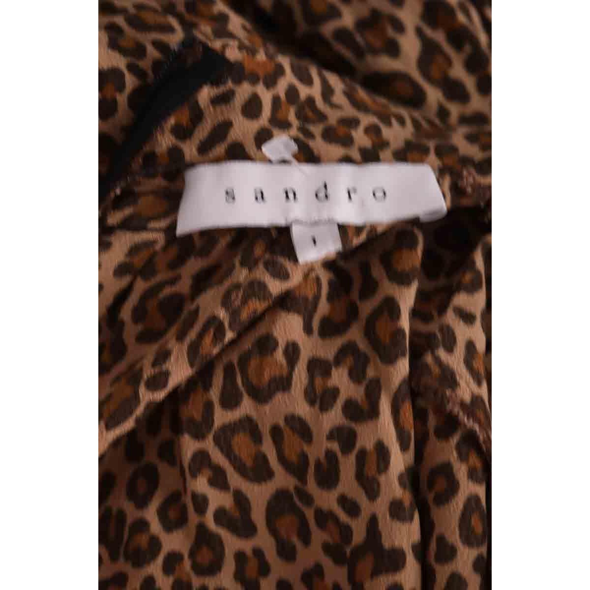 Robe - Très Bon État marron, SANDRO
