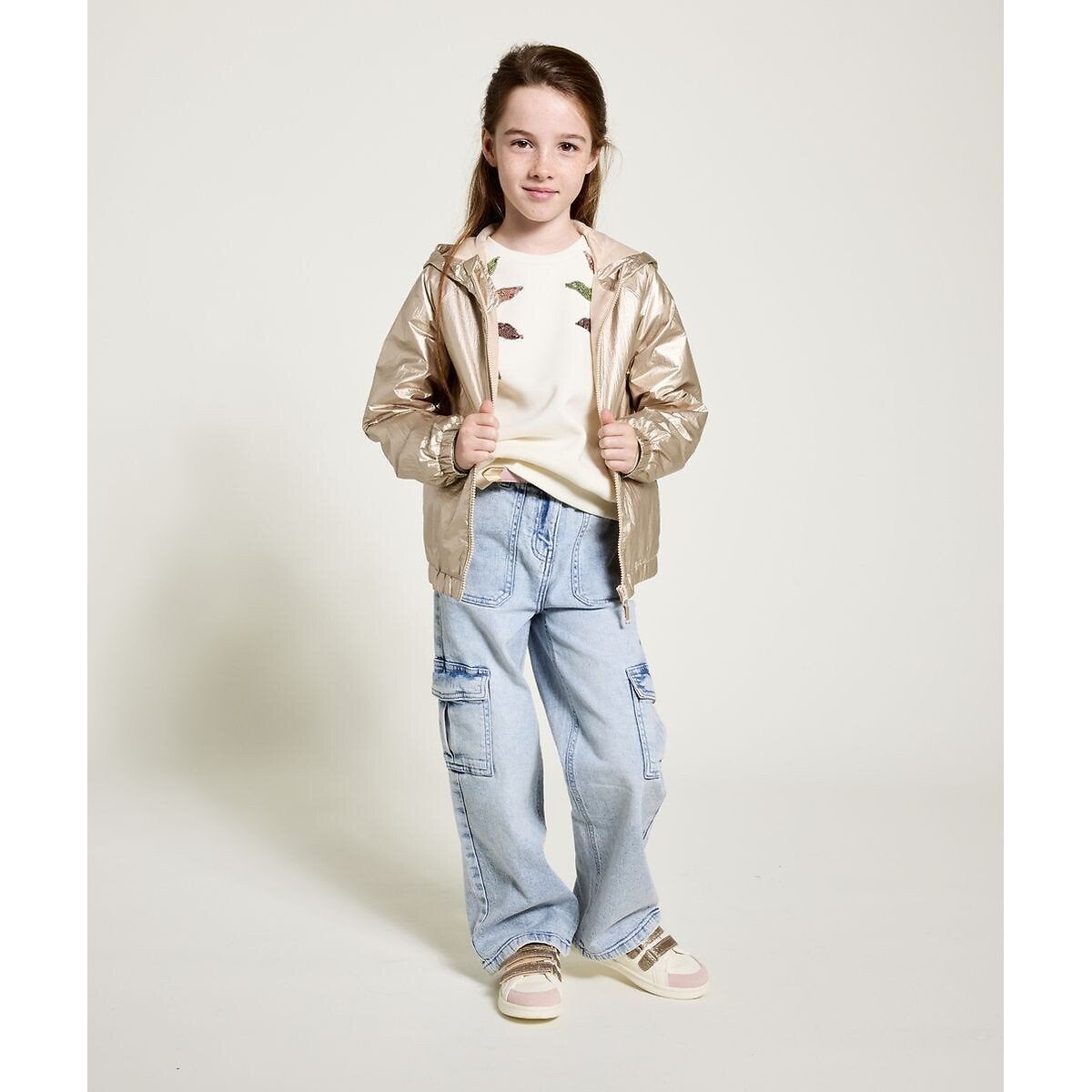 Lightweight Windbreaker gold-coloured, TAPE A L'OEIL