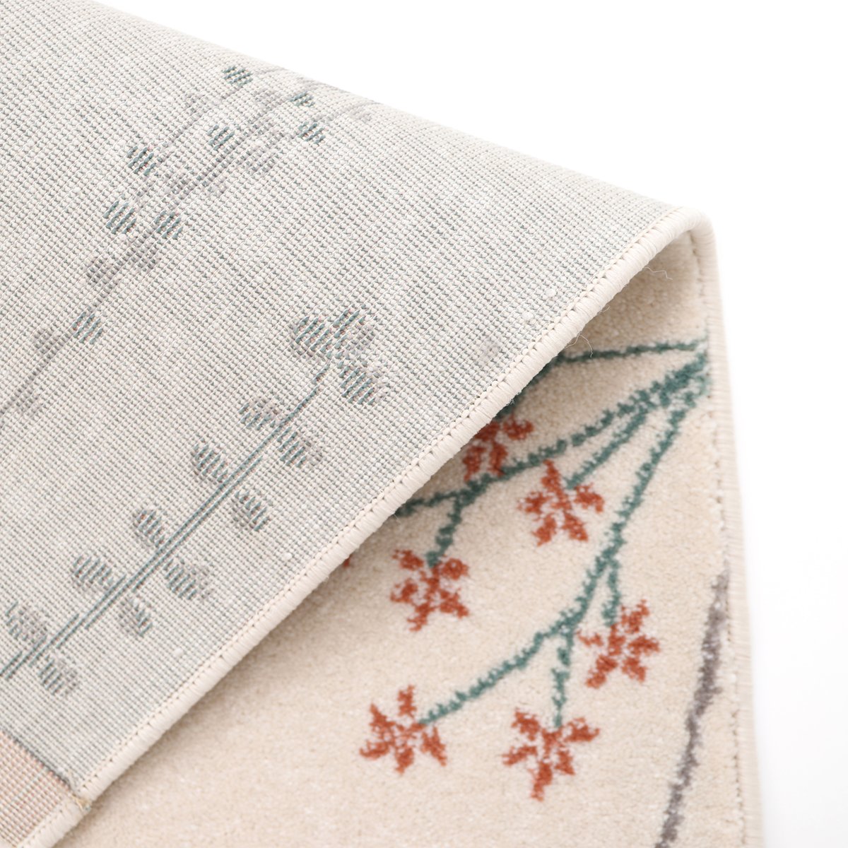 Tapis chambre enfant oiseaux SENKA gris, NATTIOT