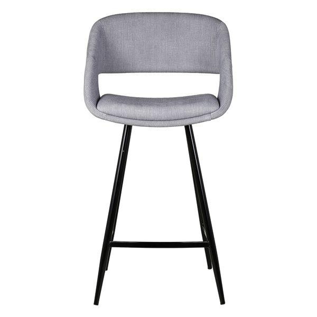 Chaise snack velours côtelé vert foncé gris clair, ZAGO
