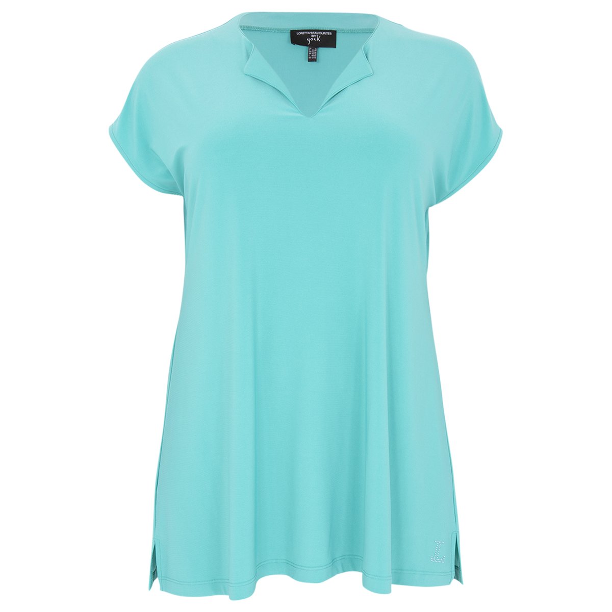T-shirt sans manches turquoise, YOEK