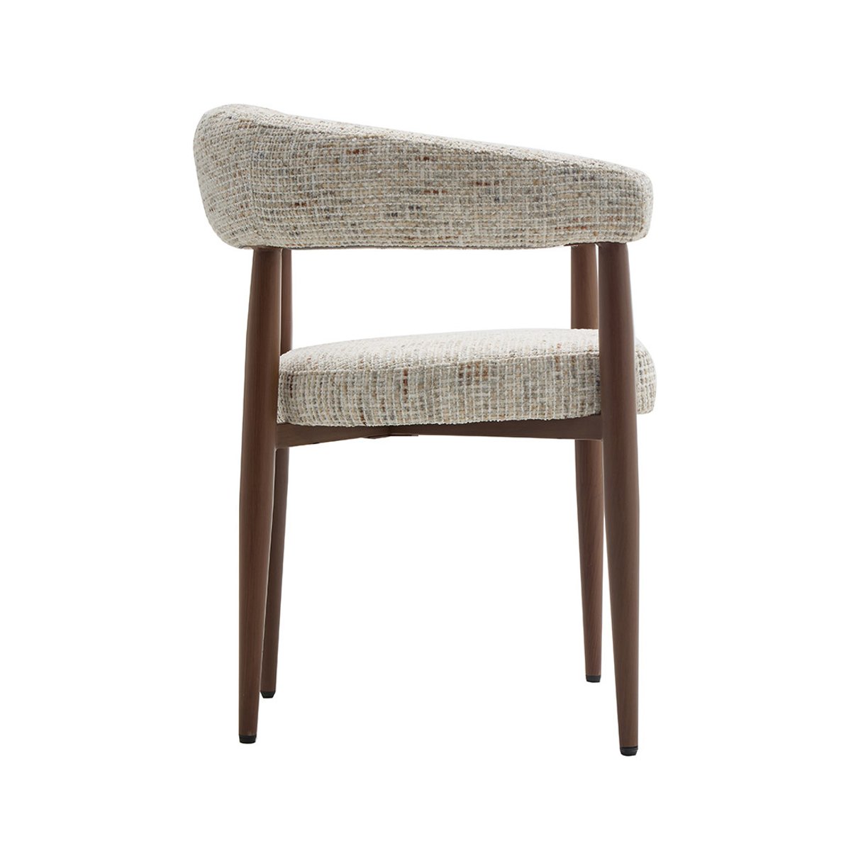 Lot de 2 fauteuils en tissu moucheté, NOUR beige, BEST MOBILIER