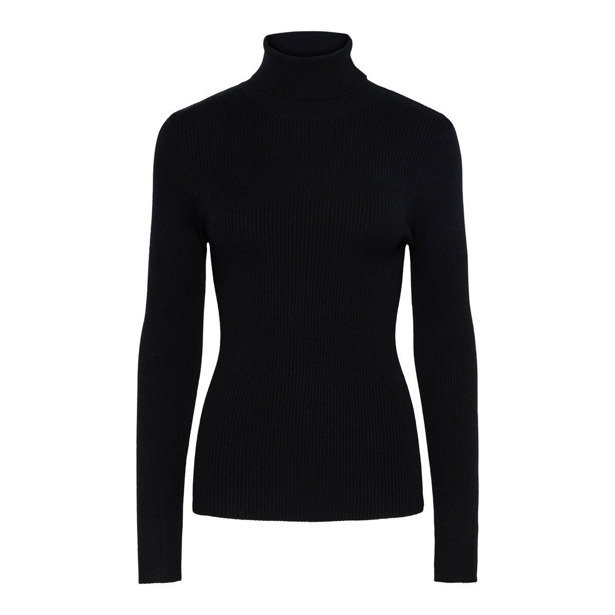 Pull En Maille PCMIRA - COL ROULÉ noir - black, PIECES