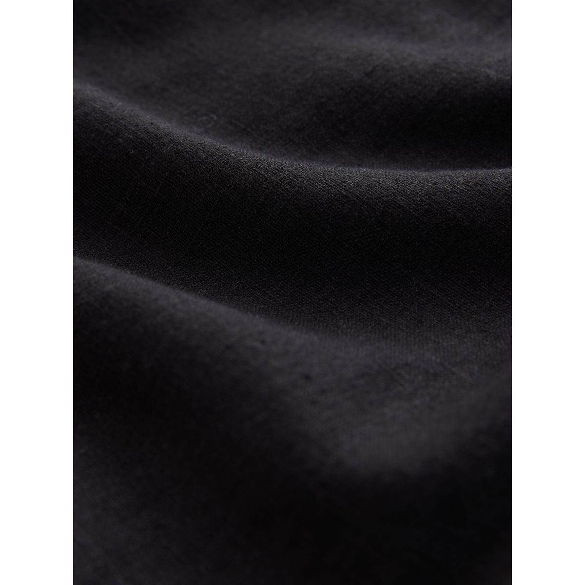Pantalon ample en lin mélangé noir, NEXT