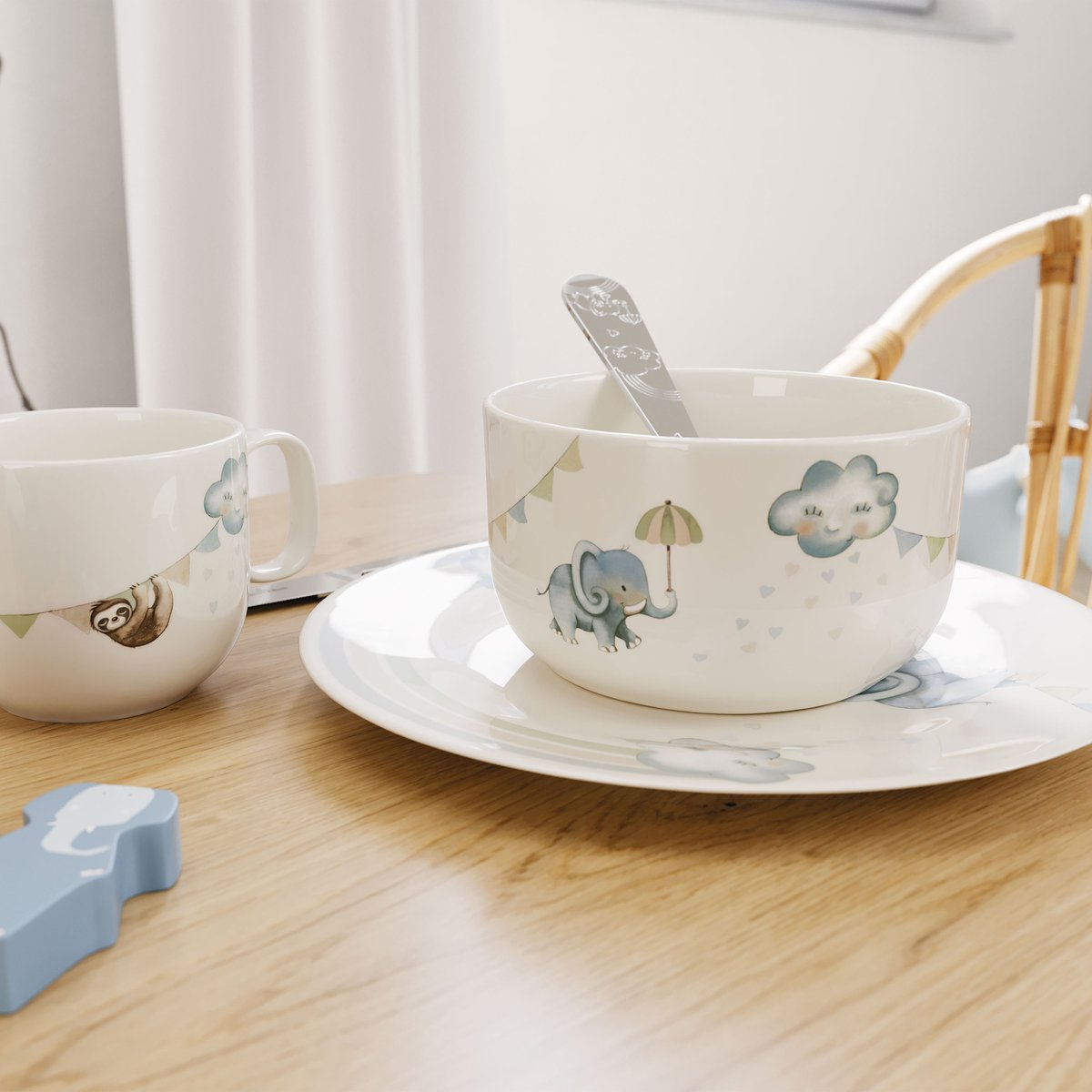 Assiette Pour Enfant BOHO KIDS couleur unique, VILLEROY & BOCH