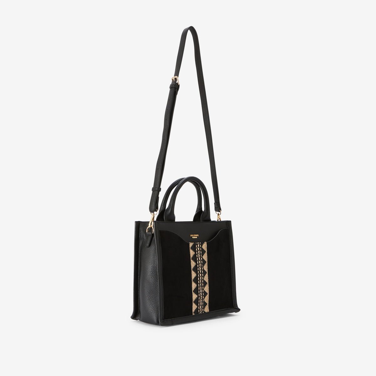 Sac shopper River noir,doré, LOLLIPOPS