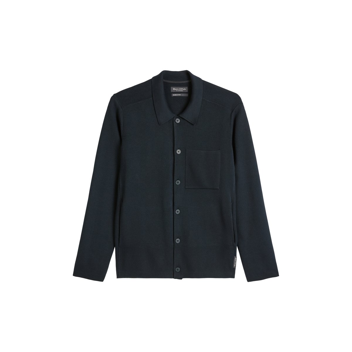Survêtement en tricot regular en pur coton bio bleu foncé, MARC O'POLO