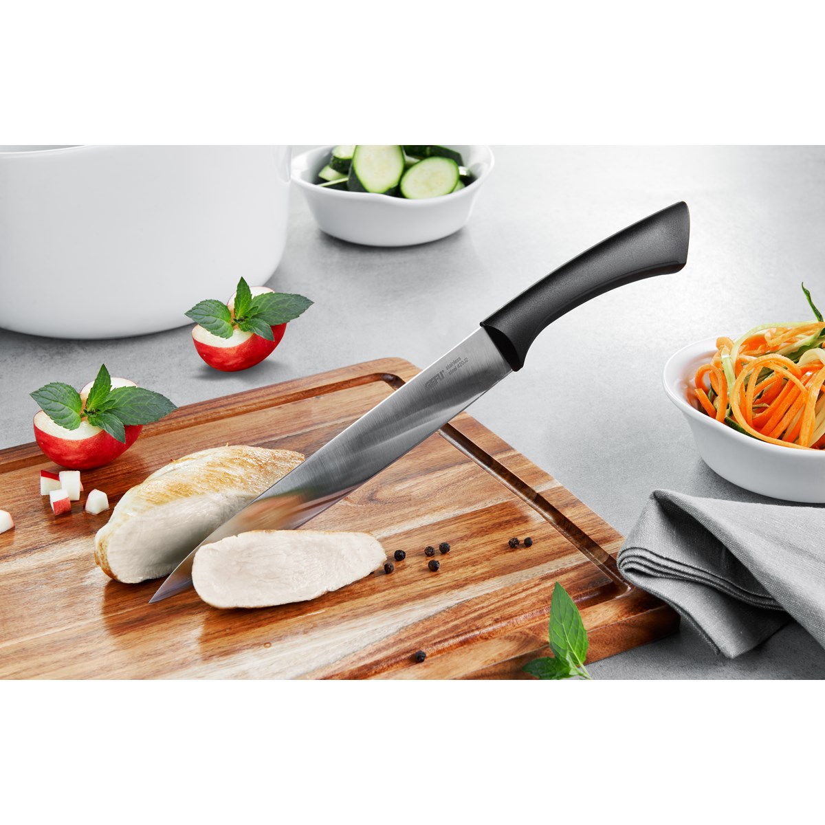 Couteau à viande SENSO argent, GEFU