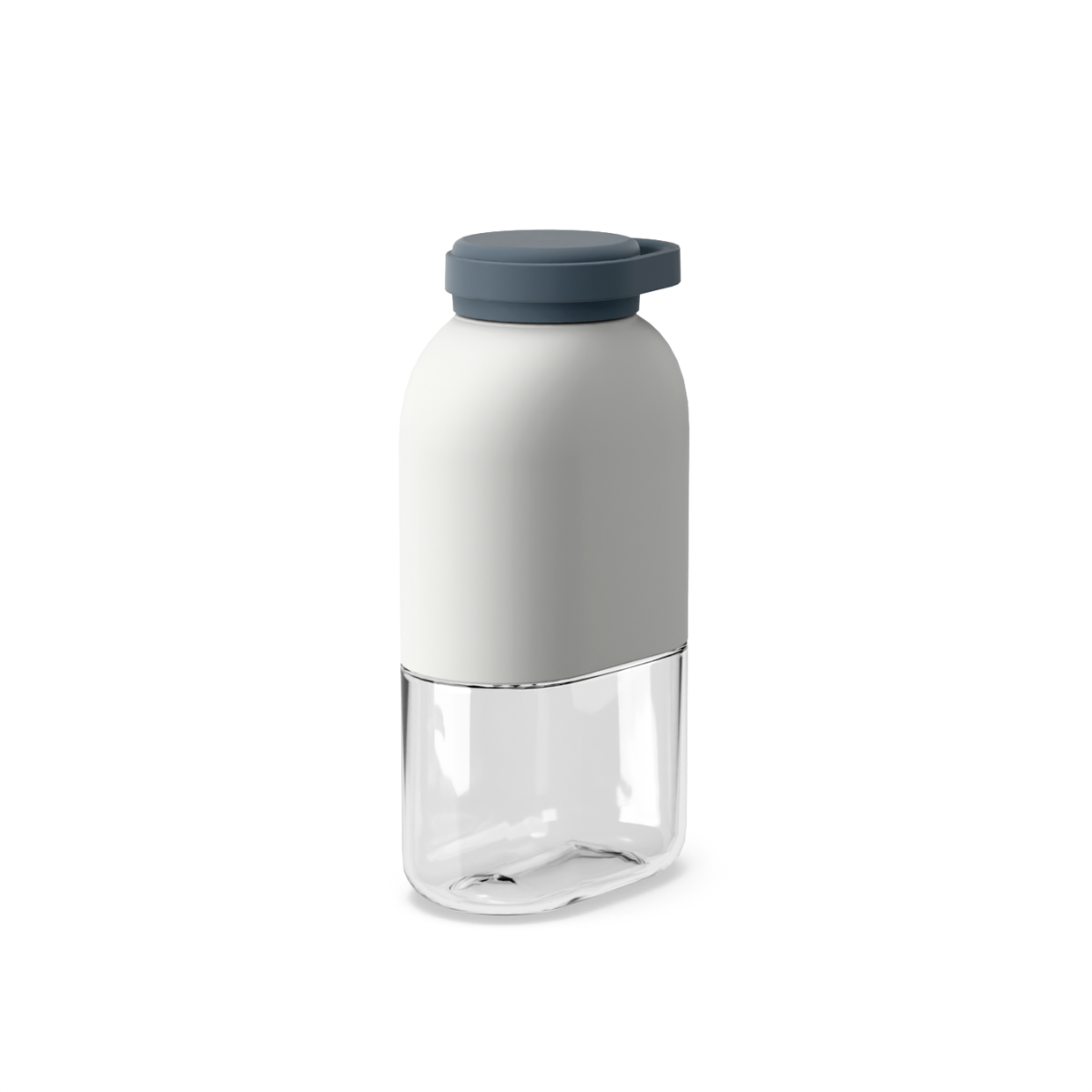 Gourde Slim 35cl en tritan et silicone GO gris nuage et gris souris, EKOBO