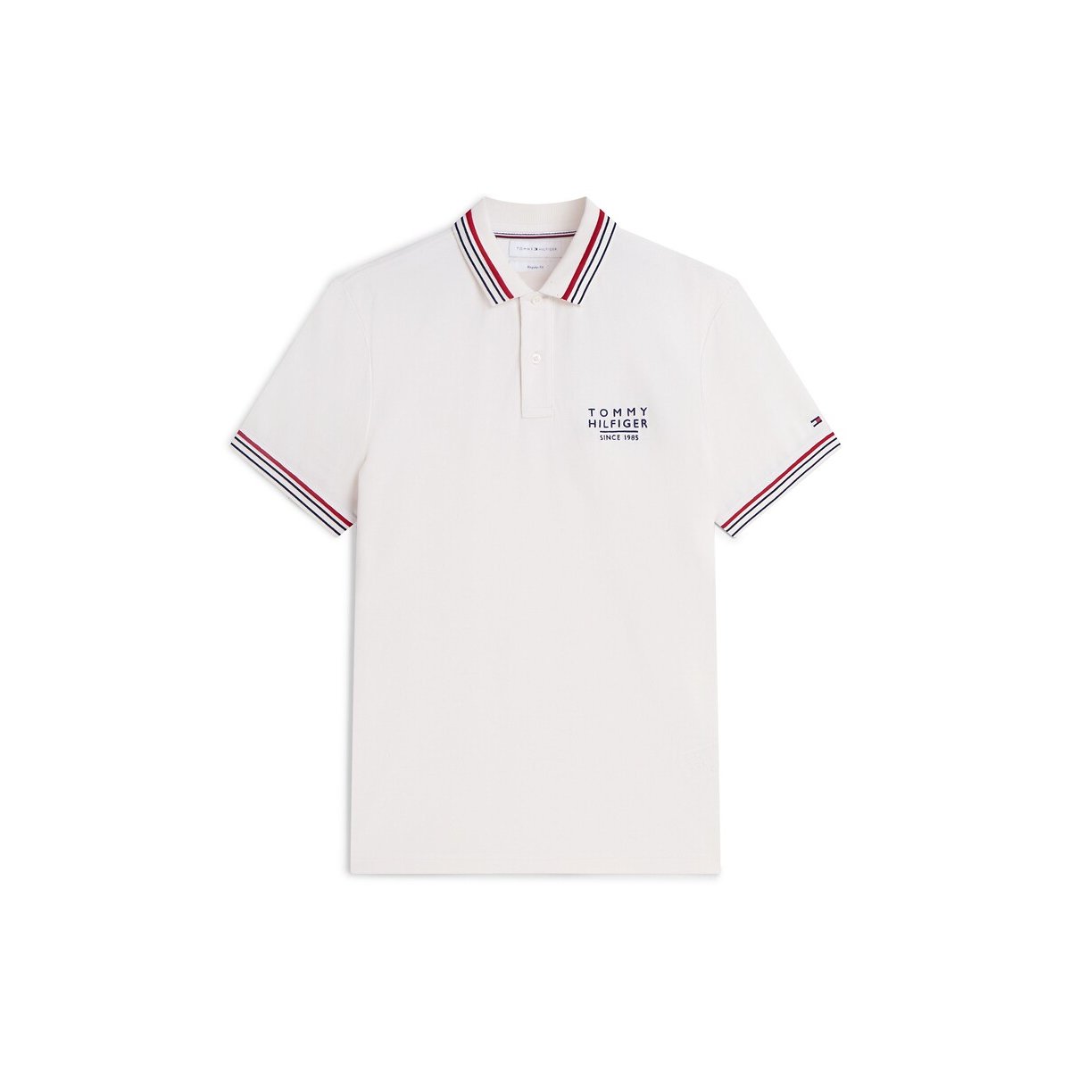 Polo manches courtes ecru, TOMMY HILFIGER