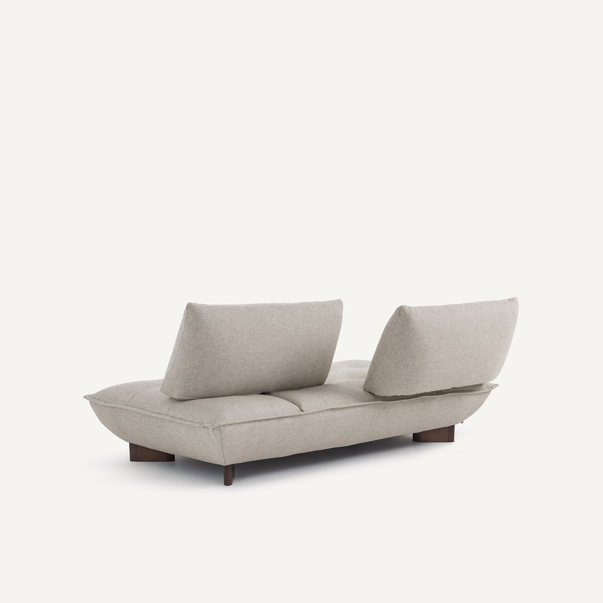 Banquette modulable en texturé viscose et lin, KAORI naturel, AM.PM