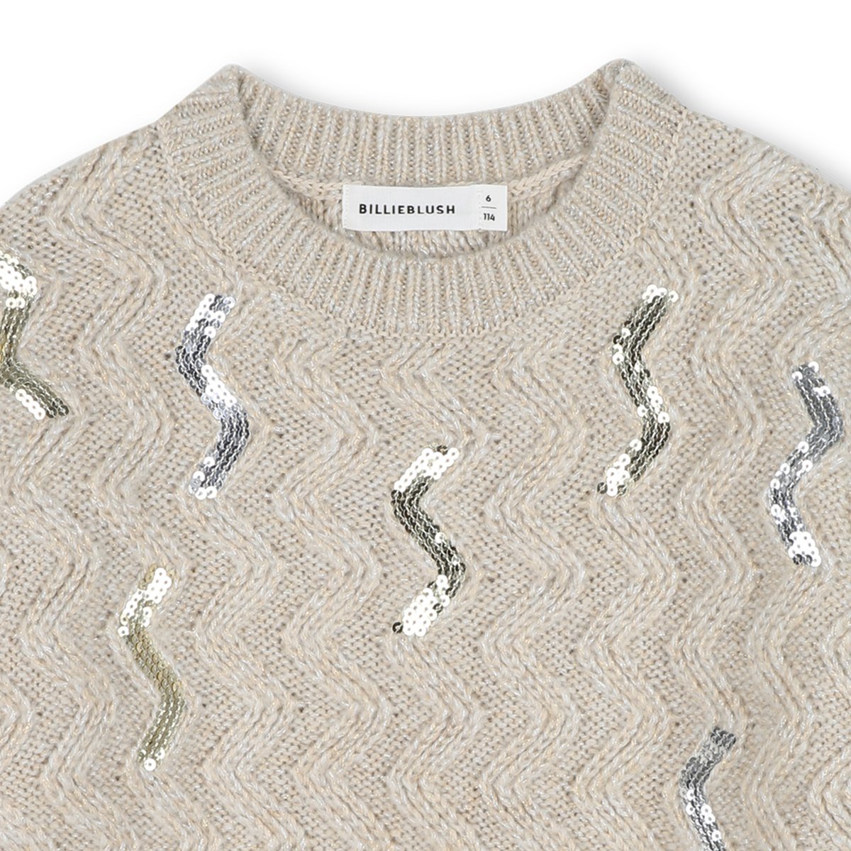 Pull en tricot dore clair, BILLIEBLUSH