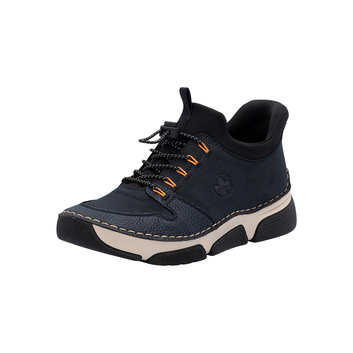 Basket Cuir Namur bleu, RIEKER