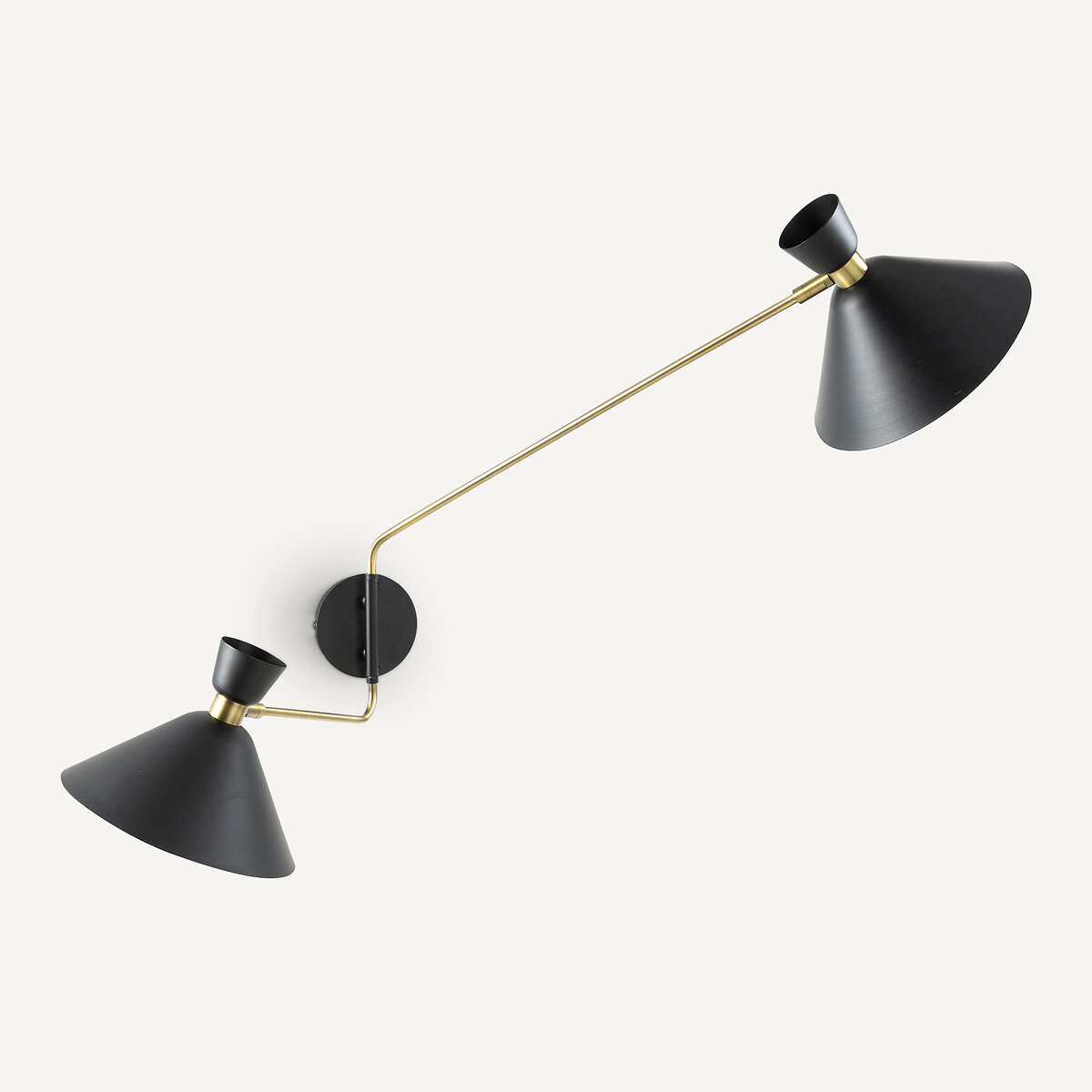 Applique double, laiton vieilli Zoticus laiton vieilli, AM.PM