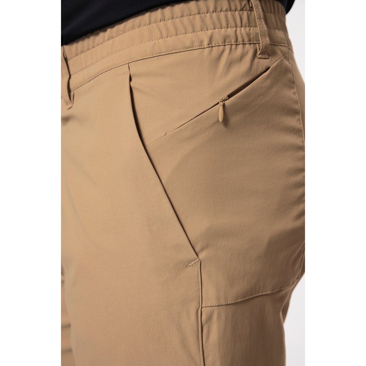 Pantalon chino spécial golf marron sable, JP1880