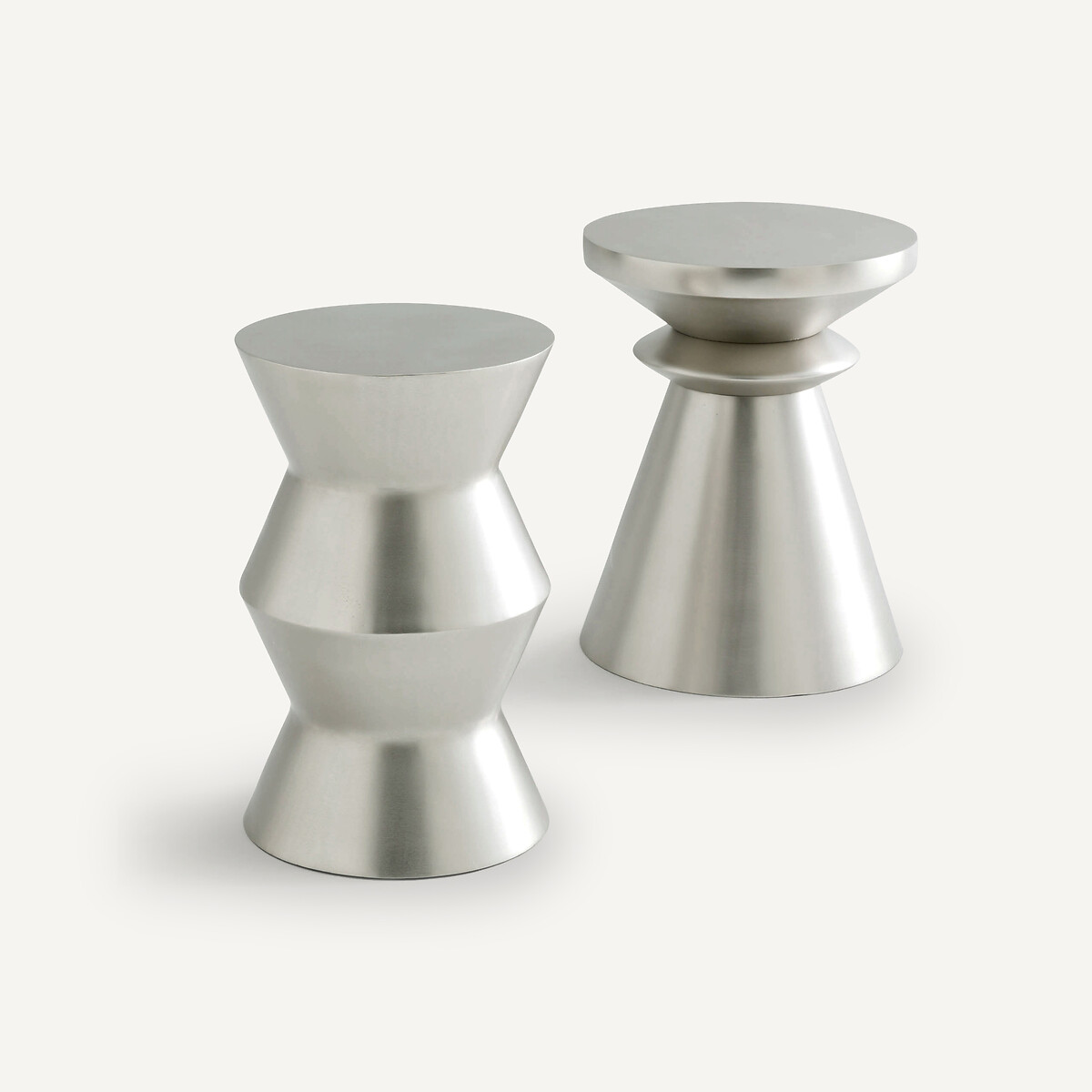 Calendes Cast Aluminium Side Table polished aluminium, AM.PM