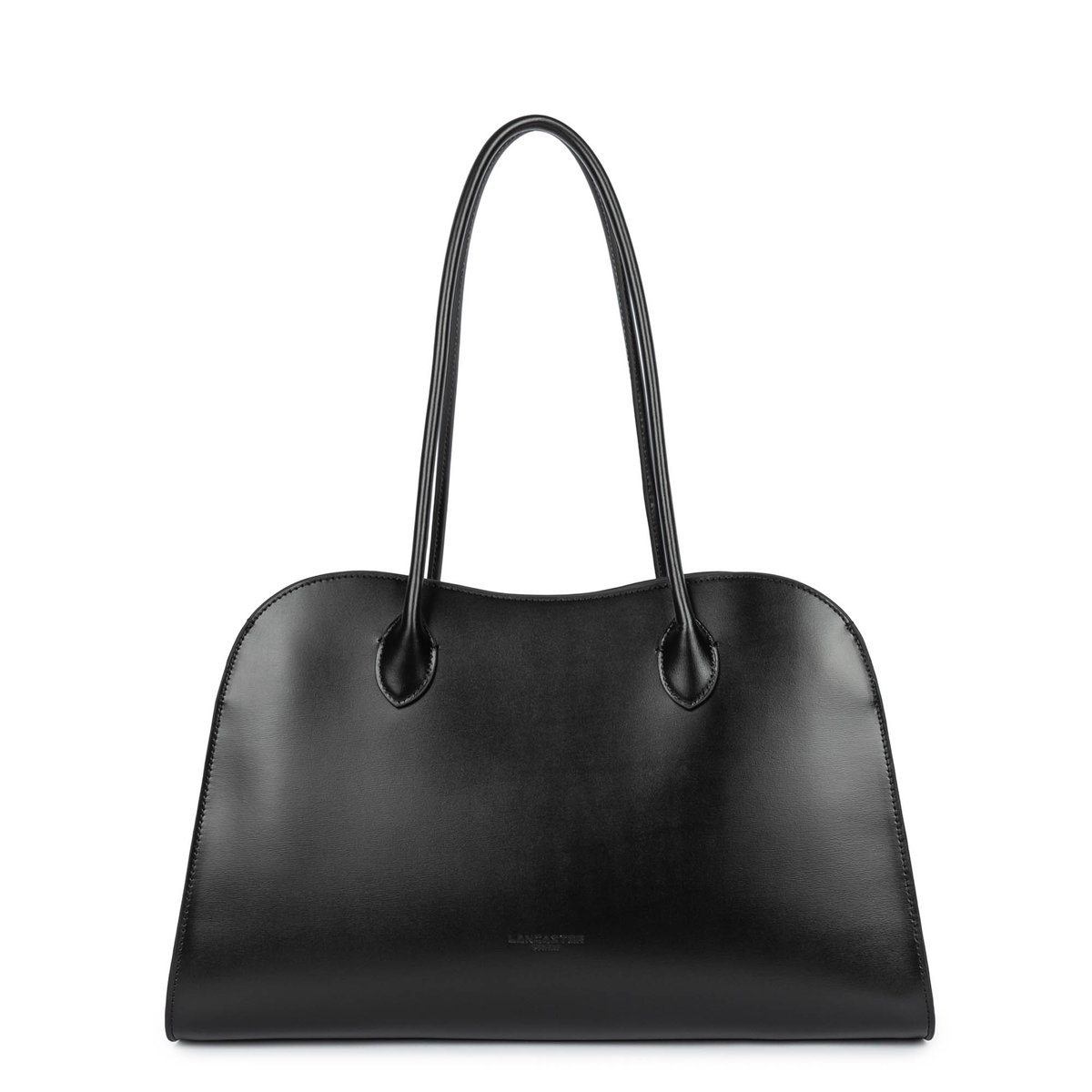 Grand sac cabas épaule BOX HOPPER noir, LANCASTER