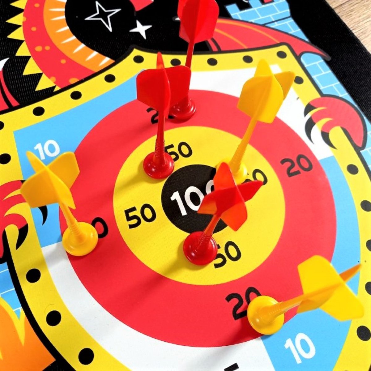 Jeu de fléchettes magnétique Dragon multicolore, JANOD