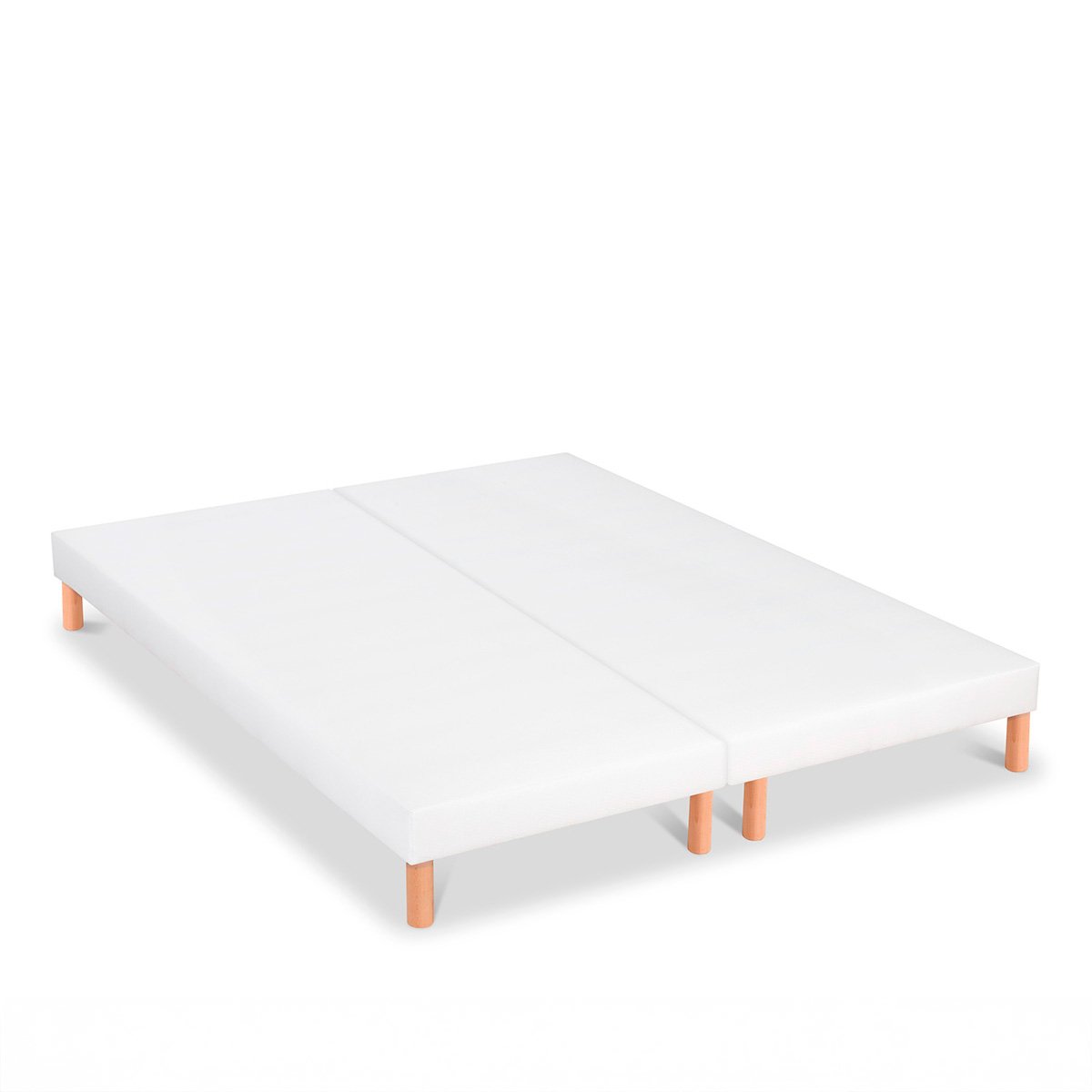 Sommier tapissier Tissu CAPUCINE blanc, BELLECOUR