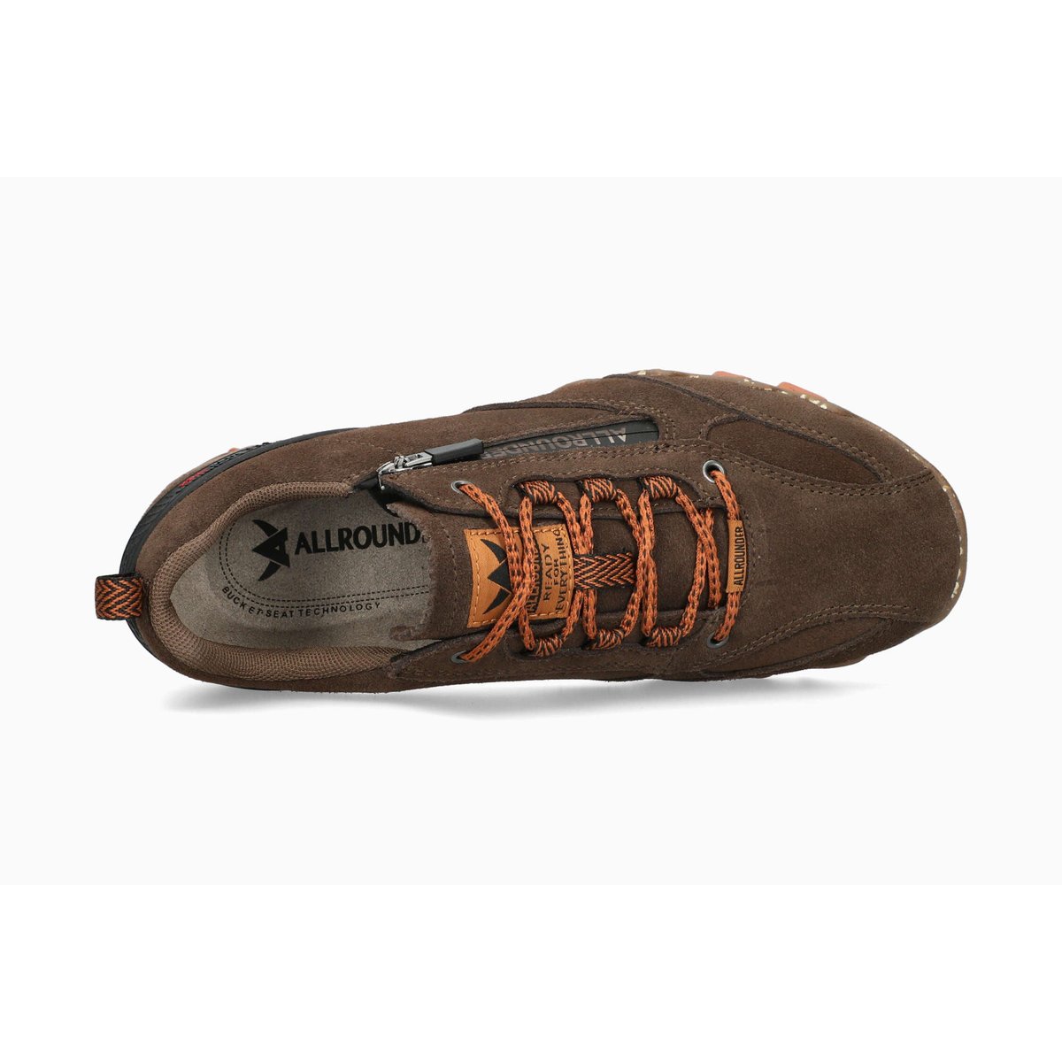 Baskets en cuir NIZAR-TEX marron foncé 2008, MEPHISTO
