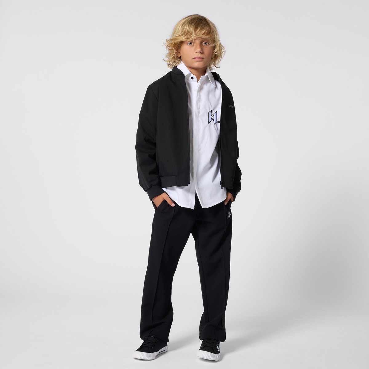 Pantalon de jogging black, KARL LAGERFELD KIDS