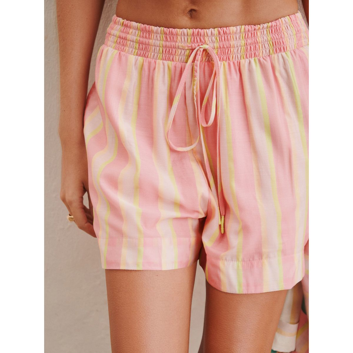 Short léger à enfiler rose à rayures, NEXT