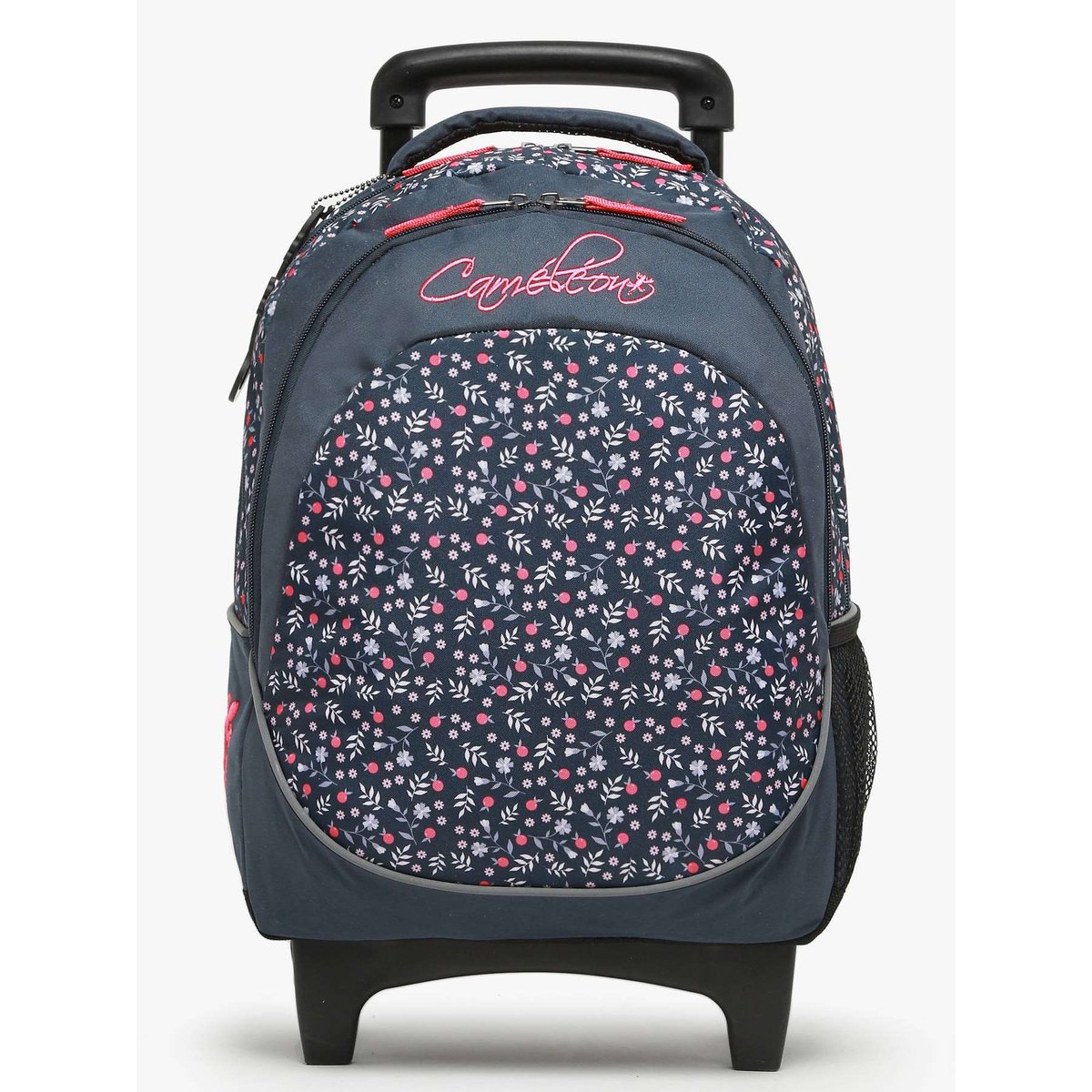 Sac a dos à roulettes navy miniflowers, CAMELEON