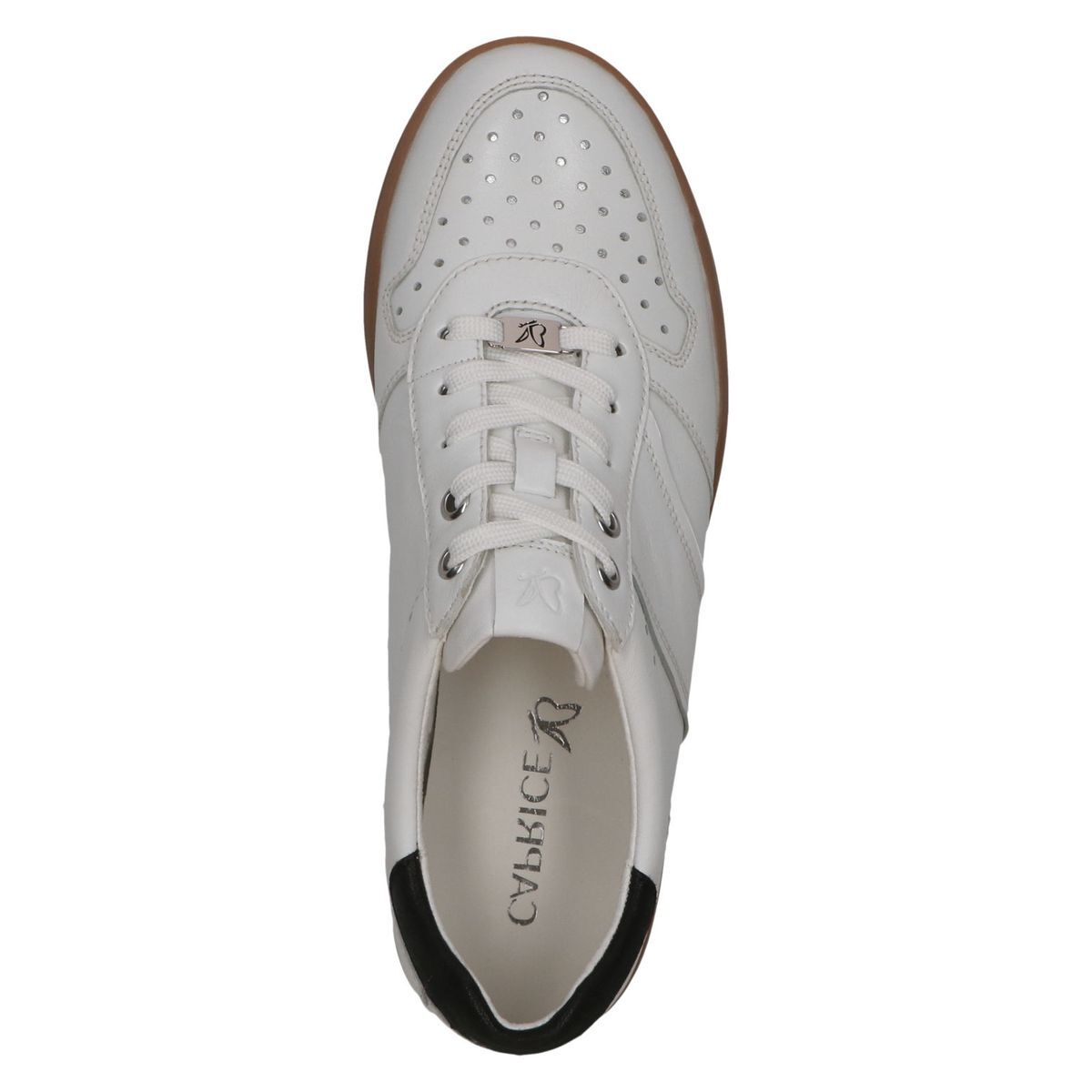 Basket à lacets blanc cassé, CAPRICE