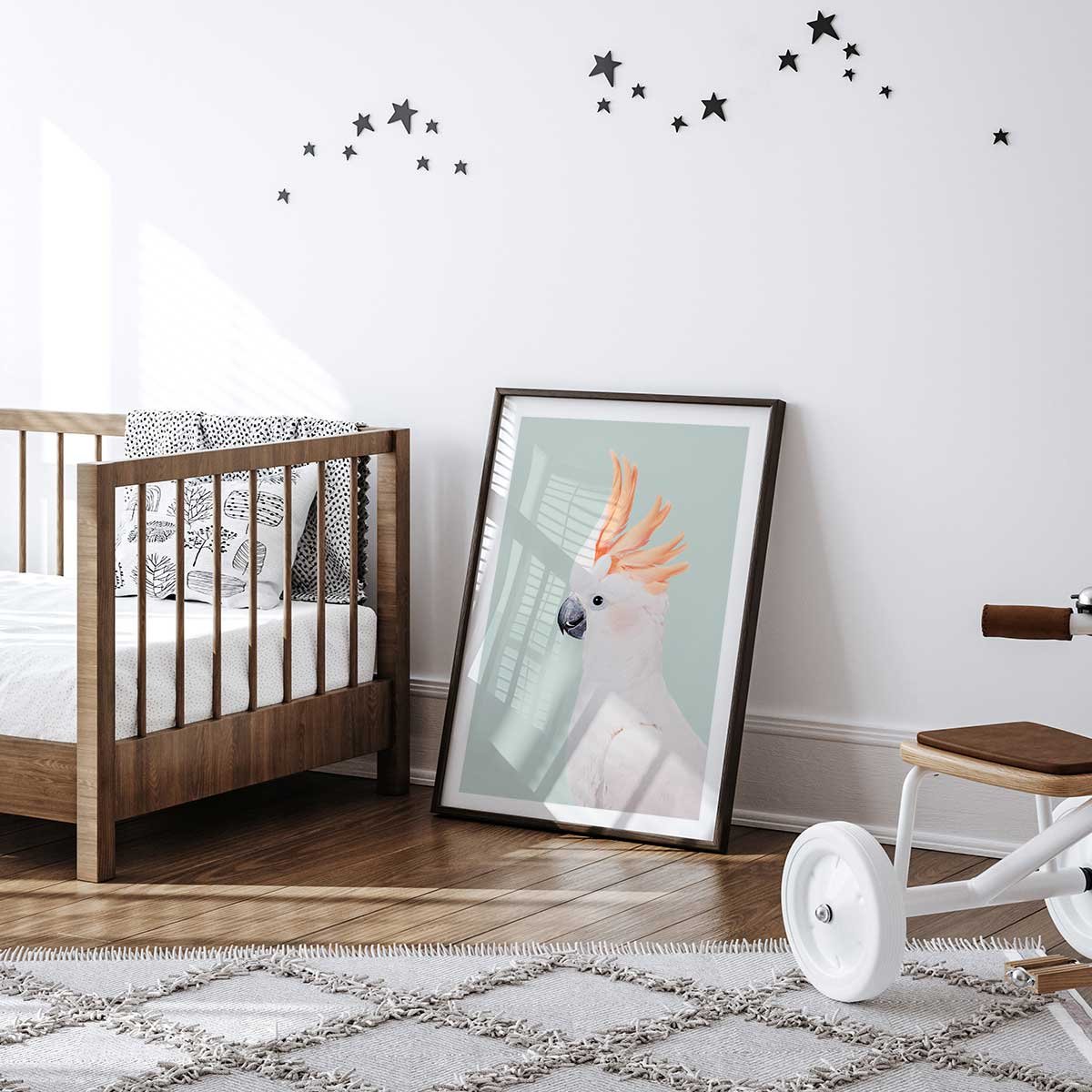 Affiche enfant cockatoo affiche seule, HEXOA