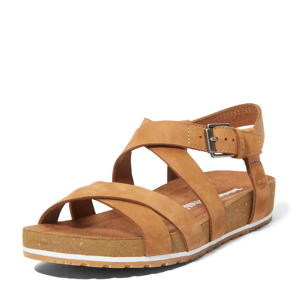 Leren sandalen Malibu Waves Ankle kastanje, TIMBERLAND