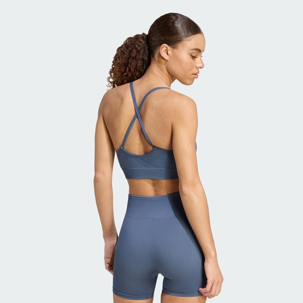Brassière D’entraînement Maille Essentials Maintien Léger Brassière D’entraînement Maille Essentials Maintien Léger preloved ink, adidas Performance