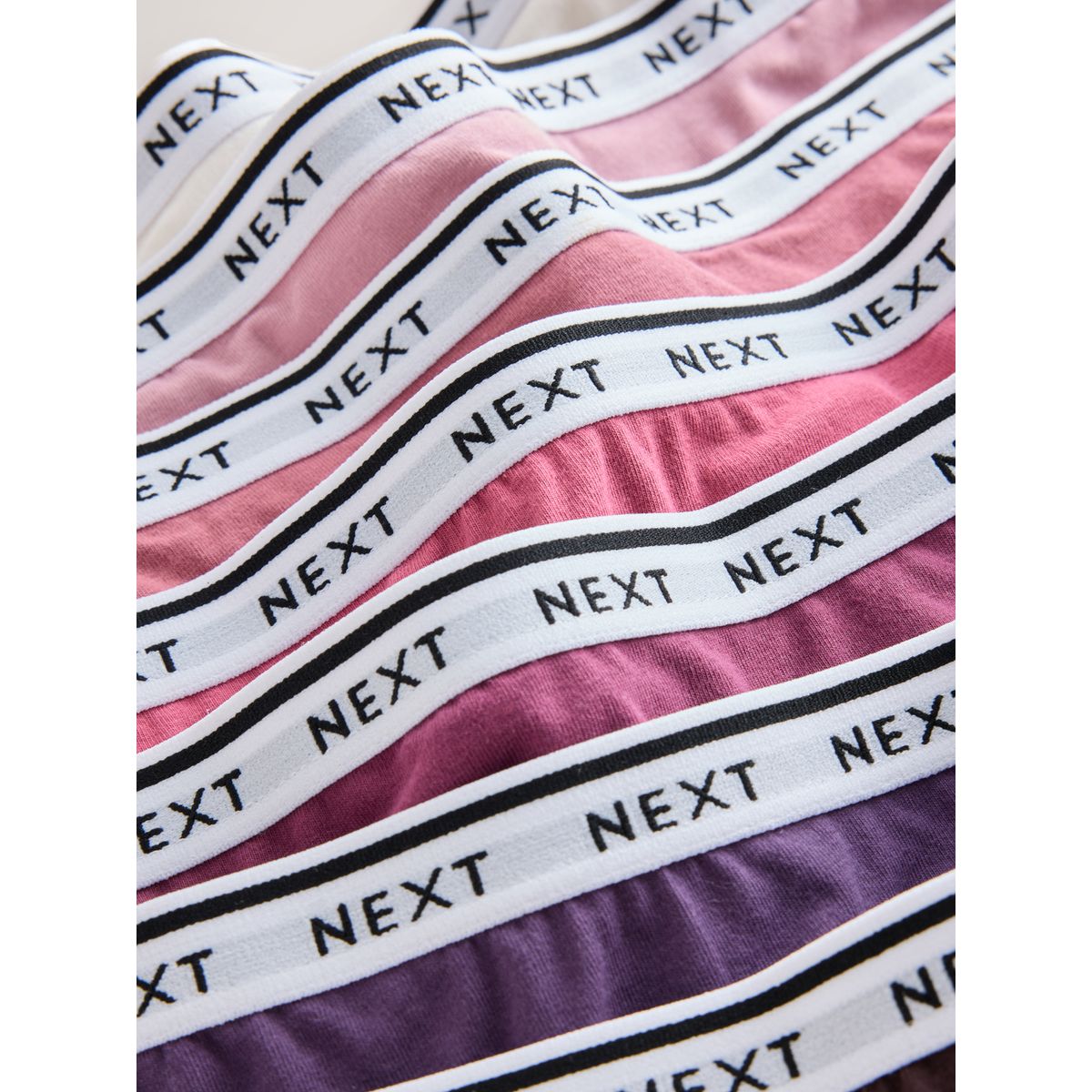 Culotte en coton à logo, lot de 7 prune, NEXT