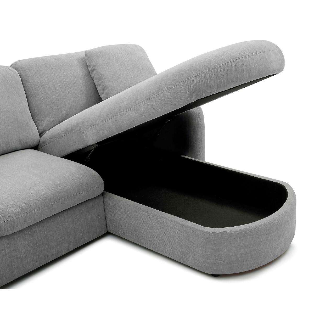 Monroe Curved Chaise Sofabed grey, ÉDITÉ
