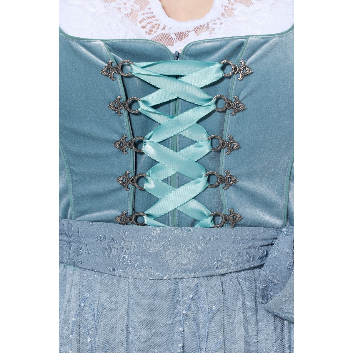 Dirndl sans manches bleu glacier, ULLA POPKEN