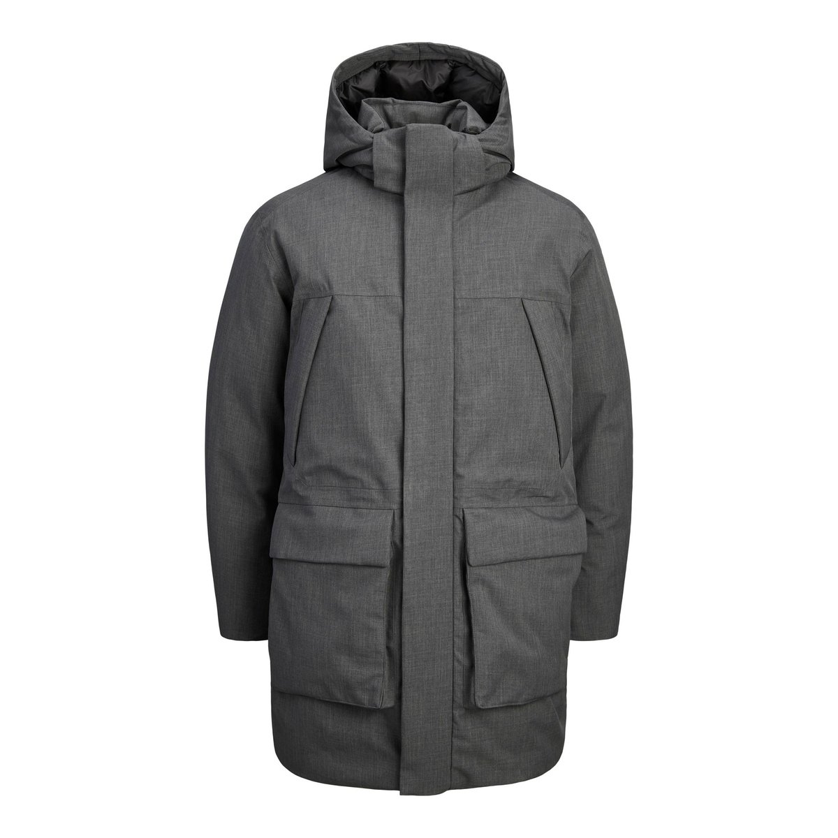 Parka dark grey melange, JACK & JONES