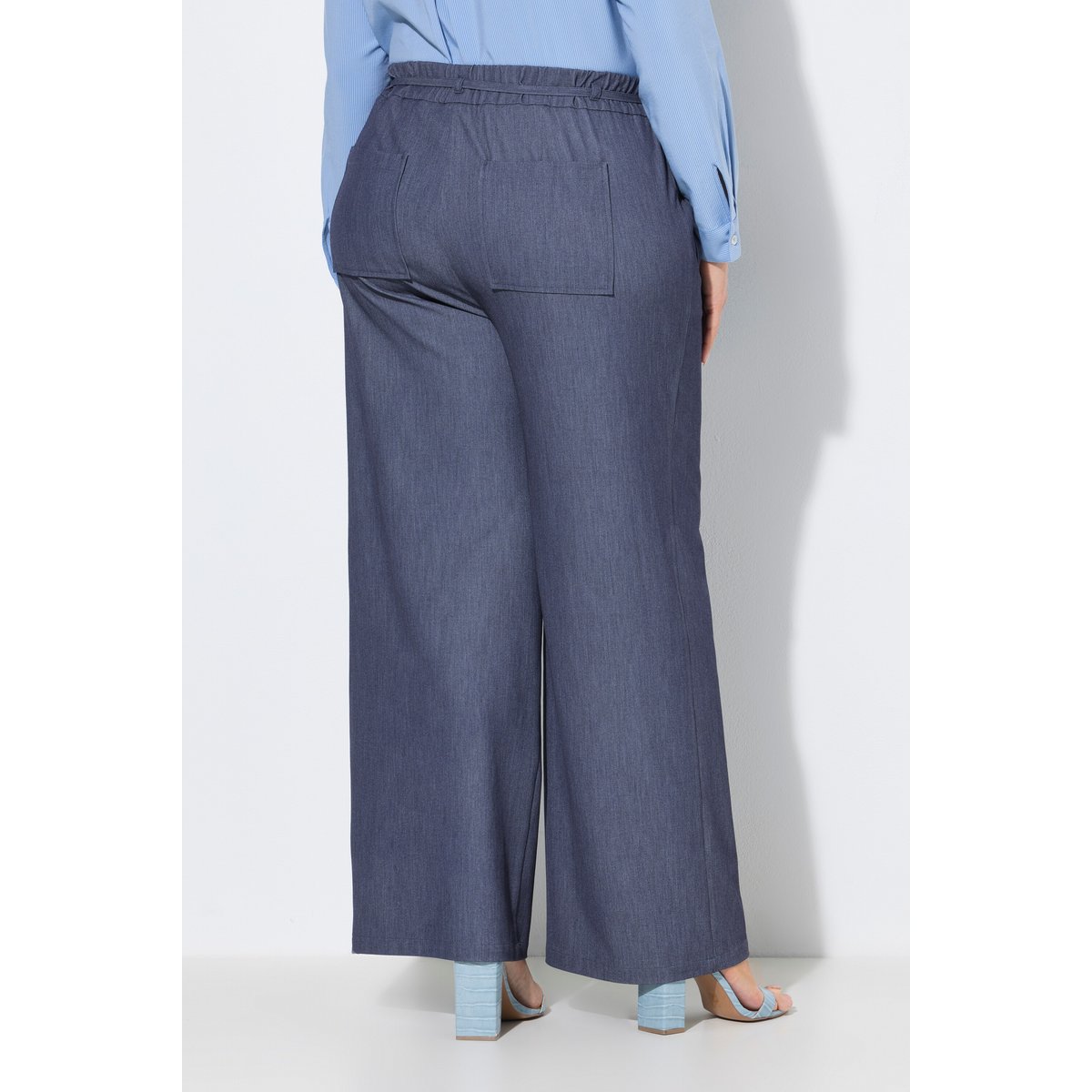 Pantalon aspect jean bleu jean, ULLA POPKEN