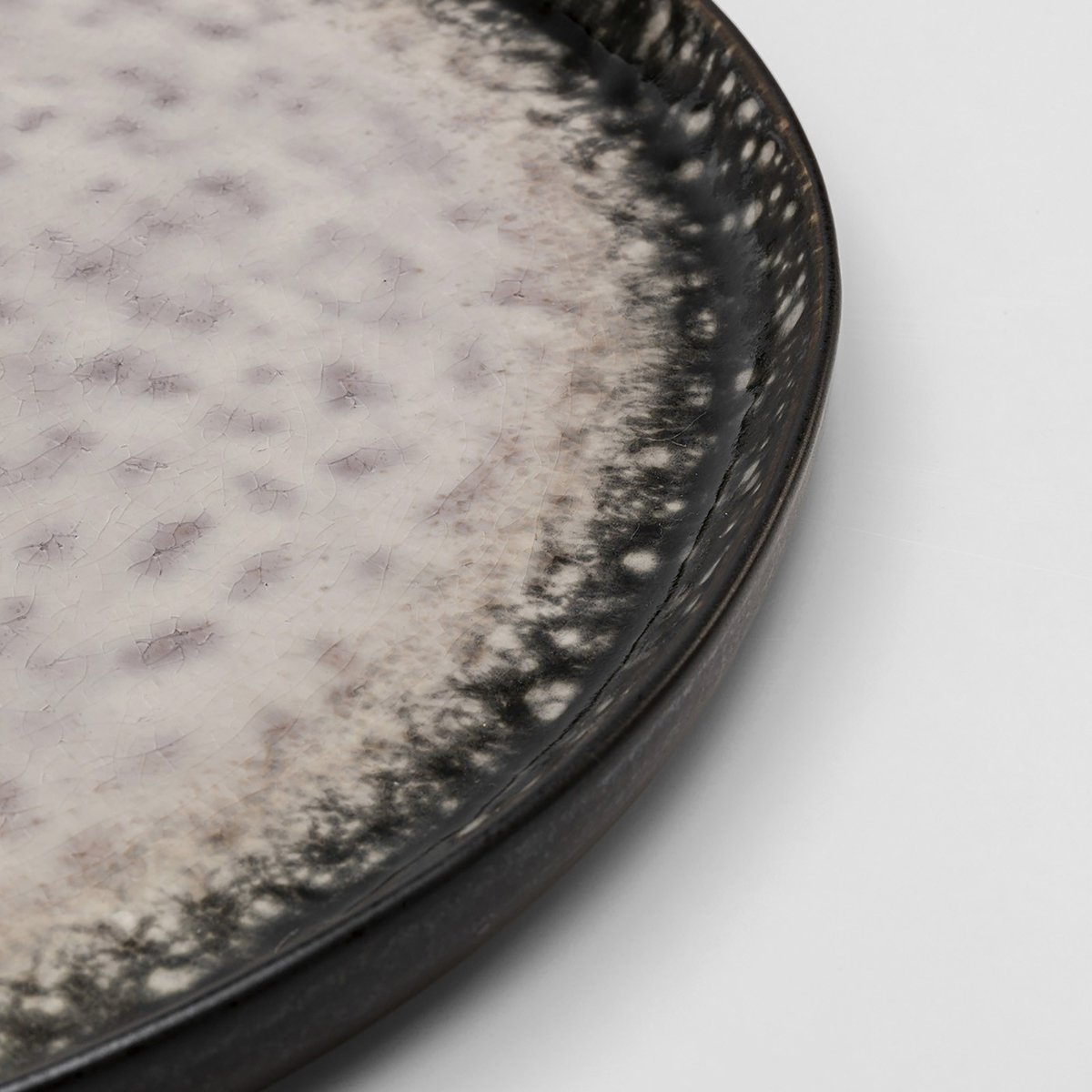 Lot de 4 assiettes plates 27cm, SOHO gris, KARE DESIGN