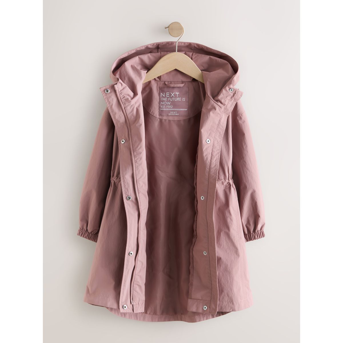 Anorak imperméable à ourlet évasé caramel, NEXT