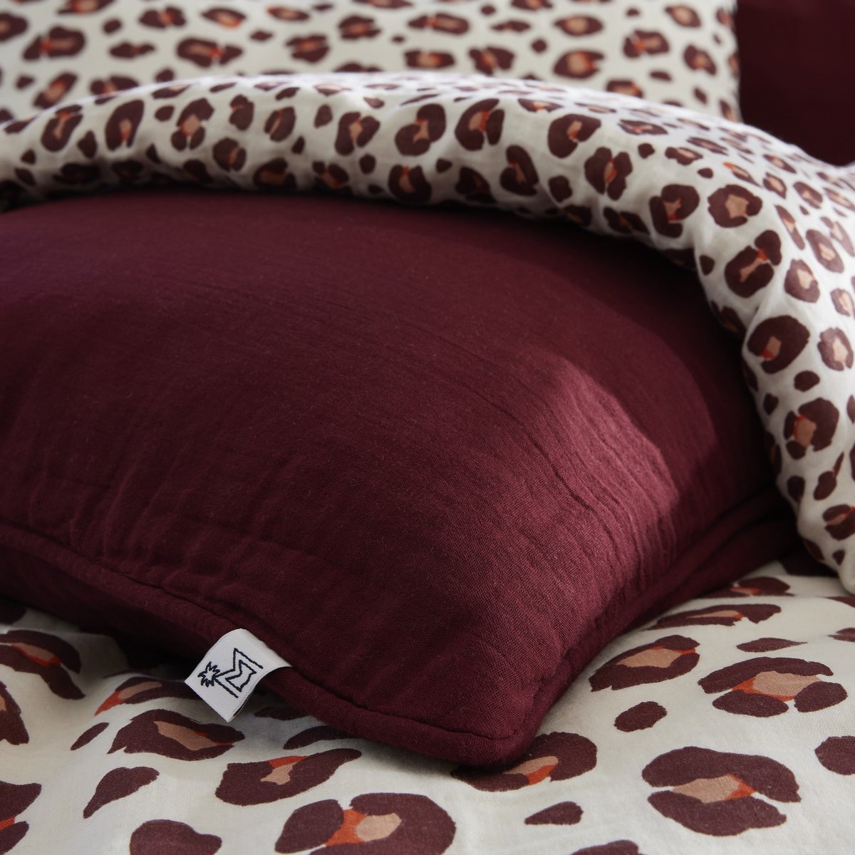 Coussin rectangulaire déhoussable 40x60 cm Gaze de Coton Hampton Liberty liberty, EDEN